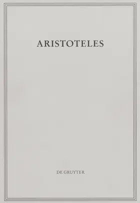 Aristoteles |  Peri Hermeneias | Buch |  Sack Fachmedien