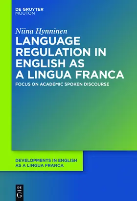 Hynninen |  Language Regulation in English as a Lingua Franca | Buch |  Sack Fachmedien