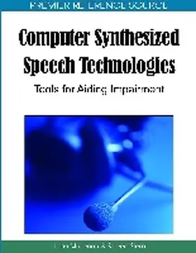 Mullennix / Stern |  Computer Synthesized Speech Technologies | Buch |  Sack Fachmedien