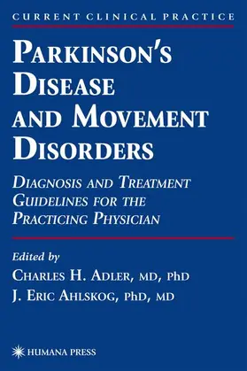 Adler / Ahlskog |  Parkinson's Disease and Movement Disorders | Buch |  Sack Fachmedien