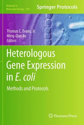 Xu / Evans, Jr. / Evans |  Heterologous Gene Expression in E.coli | Buch |  Sack Fachmedien