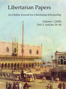 Kinsella |  Libertarian Papers, Vol. 1, Part 2 (2009) | eBook | Sack Fachmedien