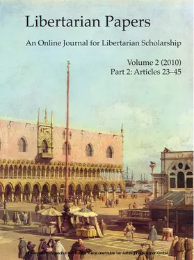Kinsella |  Libertarian Papers, Vol. 2, Part 2 (2010) | eBook | Sack Fachmedien