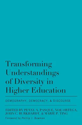 Pasque / Ortega / Ting |  Transforming Understandings of Diversity in Higher Education | Buch |  Sack Fachmedien