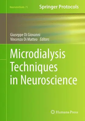 Di Matteo / Di Giovanni |  Microdialysis Techniques in Neuroscience | Buch |  Sack Fachmedien