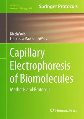 Maccari / Volpi |  Capillary Electrophoresis of Biomolecules | Buch |  Sack Fachmedien