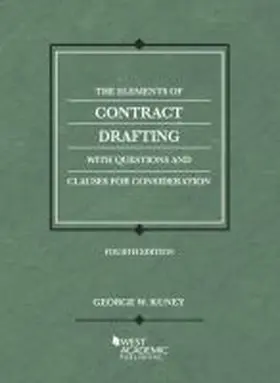 Kuney |  The Elements of Contract Drafting | Buch |  Sack Fachmedien
