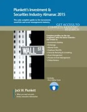 Plunkett |  Plunkett's Investment & Securities Industry Almanac 2015 | Buch |  Sack Fachmedien