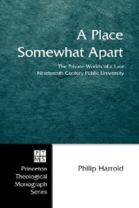 Harrold |  A Place Somewhat Apart | eBook | Sack Fachmedien