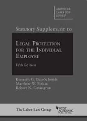 Dau-Schmidt |  Statutory Supplement to Legal Protection for the Individual Employee | Buch |  Sack Fachmedien