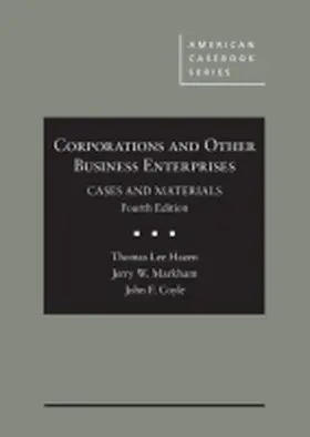 Hazen |  Corporations and Other Business Enterprises, Cases and Materials - CasebookPlus | Buch |  Sack Fachmedien