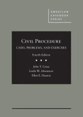 Cross |  Civil Procedure: Cases, Problems, and Exercises - CasebookPlus | Buch |  Sack Fachmedien
