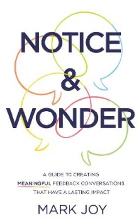 Joy |  Notice & Wonder | eBook | Sack Fachmedien