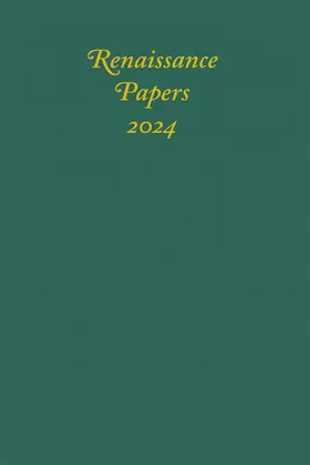 Estevez / Pearce |  Renaissance Papers 2024 | Buch |  Sack Fachmedien