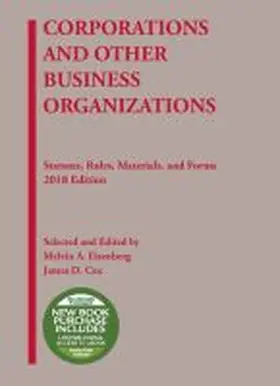 Eisenberg |  Corporations and Other Business Organizations, Statutes, Rules, Materials and Forms, 2018 | Buch |  Sack Fachmedien