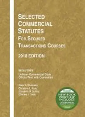 Chomsky |  Selected Commercial Statutes for Secured Transactions Courses, 2018 | Buch |  Sack Fachmedien