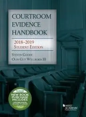 Goode |  Courtroom Evidence Handbook | Buch |  Sack Fachmedien