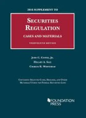 Jr |  Securities Regulation, 2018 Case Supplement | Buch |  Sack Fachmedien
