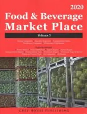 Mars |  Food & Beverage Market Place: Volume 3 - Brokers/Wholesalers/Importer, Etc, 2020 | Buch |  Sack Fachmedien