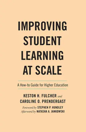 Fulcher / Prendergast | Improving Student Learning at Scale | Buch | 978-1-64267-180-3 | sack.de