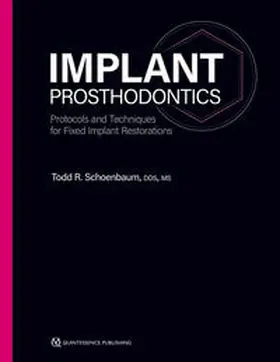 Schoenbaum |  Implant Prosthodontics | Buch |  Sack Fachmedien