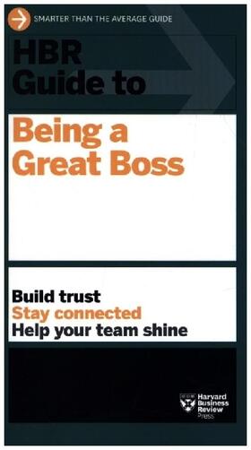 Review | HBR Guide to Being a Great Boss | Buch | 978-1-64782-234-7 | sack.de