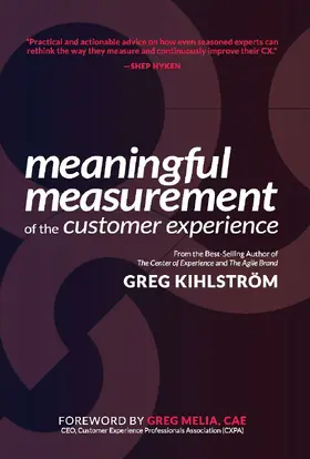 Kihlstrom |  Meaningful Measurement of the Customer Experience | eBook | Sack Fachmedien