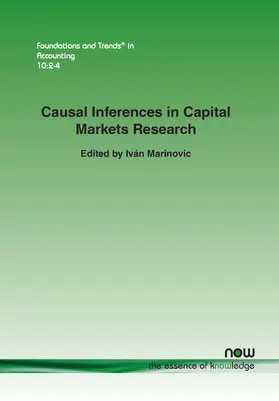 Marinovic / Cartwright / Rust |  Causal Inferences in Capital Markets Research | Buch |  Sack Fachmedien