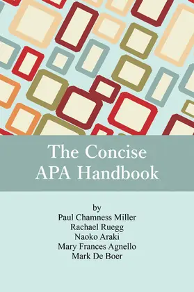 Iida / Miller / Chamness |  Concise APA Handbook | eBook | Sack Fachmedien