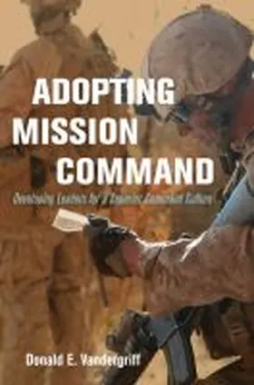 Vandergriff | Adopting Mission Command | Buch | 978-1-68247-105-0 | sack.de