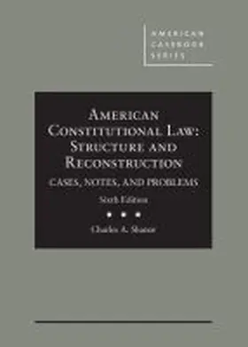 Shanor |  American Constitutional Law | Buch |  Sack Fachmedien