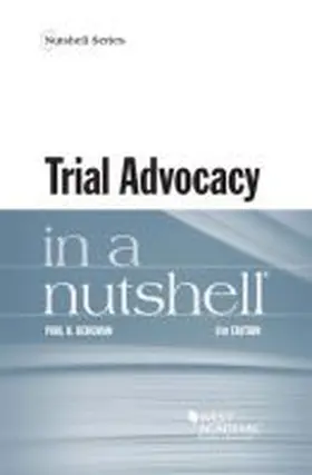  Trial Advocacy in a Nutshell | Buch |  Sack Fachmedien