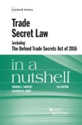 Sandeen |  Trade Secret Law in a Nutshell | Buch |  Sack Fachmedien