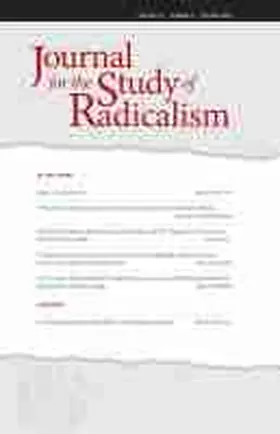 Versluis |  Journal for the Study of Radicalism 10, No. 1 | Buch |  Sack Fachmedien
