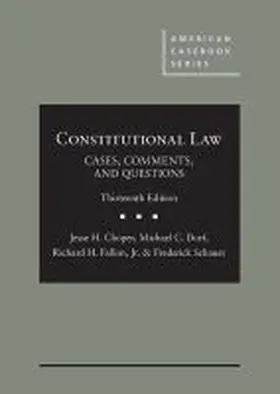 Choper / Fallon / Schauer |  Constitutional Law - CasebookPlus | Buch |  Sack Fachmedien