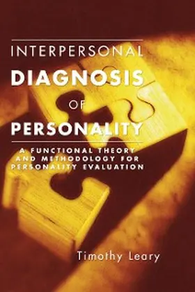 Leary |  Interpersonal Diagnosis of Personality | eBook | Sack Fachmedien