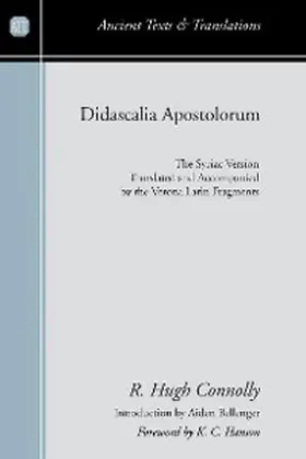 Connolly |  Didascalia Apostolorum | eBook | Sack Fachmedien