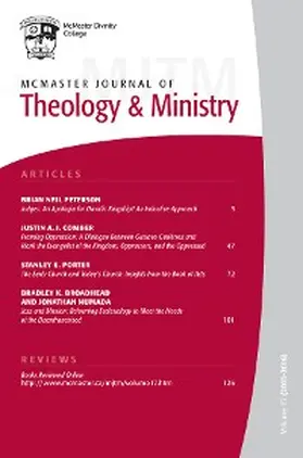 Ong / Fuller |  McMaster Journal of Theology and Ministry: Volume 17, 2015-2016 | eBook | Sack Fachmedien