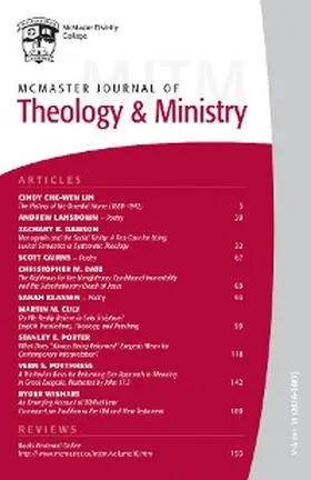 Fuller |  McMaster Journal of Theology and Ministry: Volume 18, 2016-2017 | eBook | Sack Fachmedien