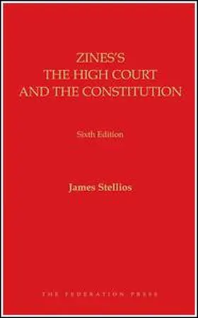 Stellios |  Zines's The High Court and the Constitution | Buch |  Sack Fachmedien