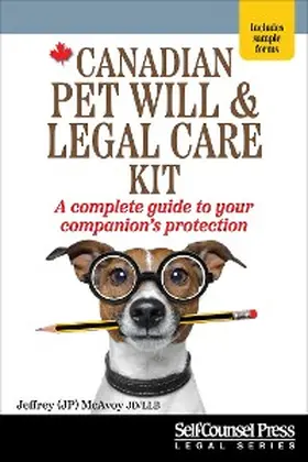 McAvoy |  Canadian Pet Will & Legal Care Kit | eBook | Sack Fachmedien