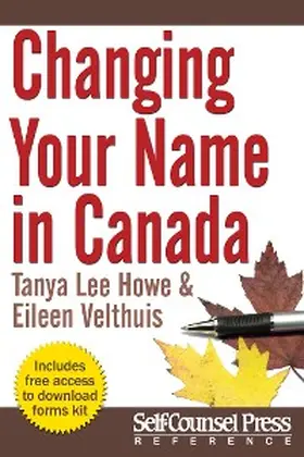 Howe / Velthuis |  Changing Your Name in Canada | eBook | Sack Fachmedien