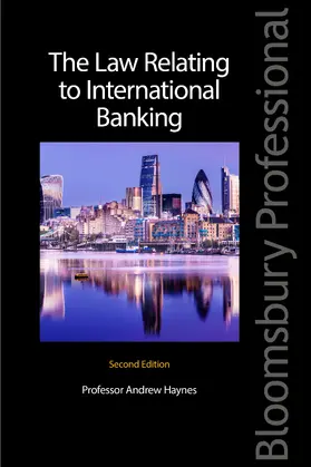Haynes |  The Law Relating to International Banking | Buch |  Sack Fachmedien