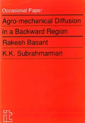 Basant |  Agro-mechanical Diffusion in a Backward Region | eBook | Sack Fachmedien