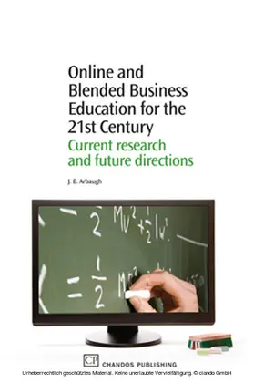 Arbaugh |  Online and Blended Business Education for the 21st Century | eBook | Sack Fachmedien