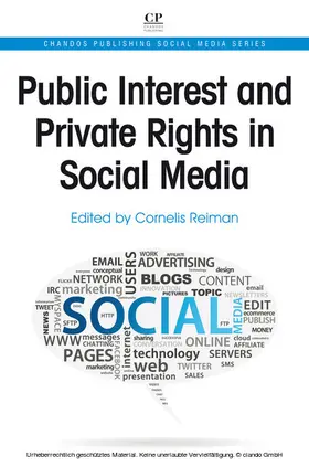 Reiman | Public Interest and Private Rights in Social Media | E-Book | sack.de