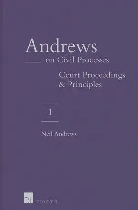 Andrews | Andrews on Civil Processes (vol.1&2) | Buch | 978-1-78068-129-0 | www2.sack.de