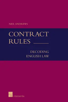 Andrews |  Contract Rules | Buch |  Sack Fachmedien