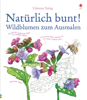 Meridith |  Natürlich bunt! Wildblumen zum Ausmalen | Buch |  Sack Fachmedien