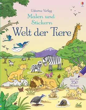 Greenwell |  Malen und Stickern: Welt der Tiere | Buch |  Sack Fachmedien